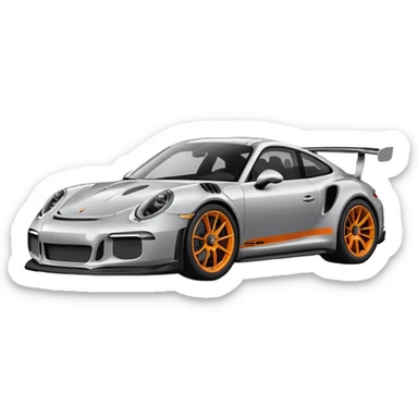 Porsche gt3 rs sticker