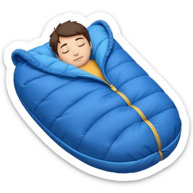 Camp Essentials, sleeping bag sticker