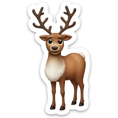 Reindeer sticker