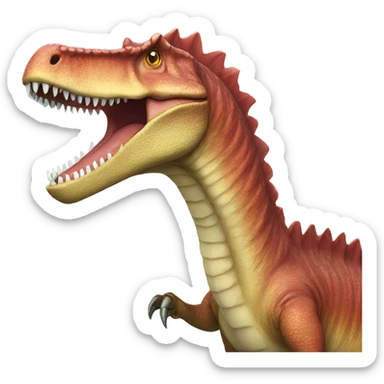spinosaurus with a crest sticker