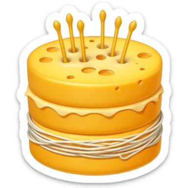 cheese threads sticker