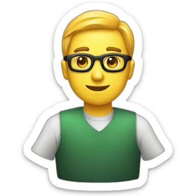 a developer who uses vim sticker