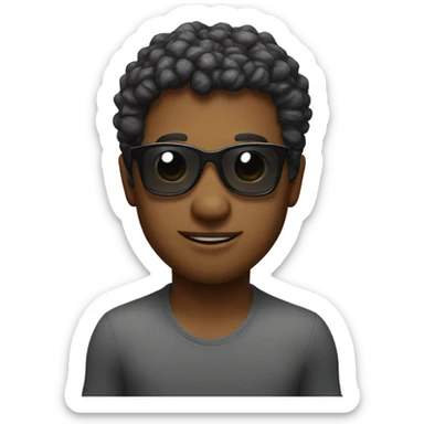 Eat sunglasses mokn sticker