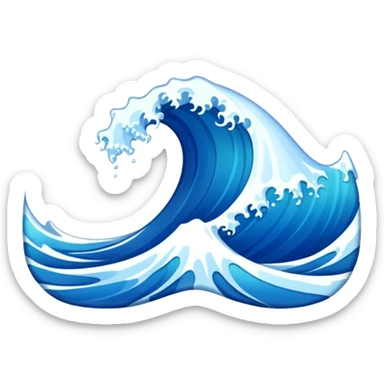 Wave  sticker