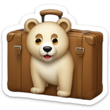 Bär-mit-Koffer sticker