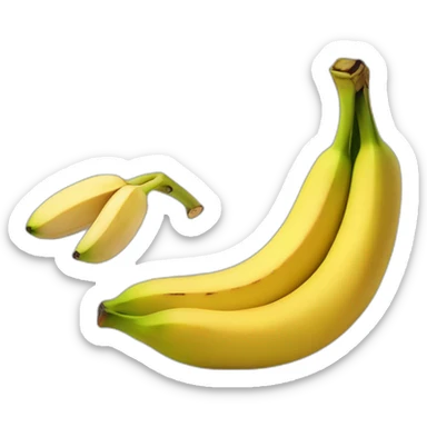 banane dans une peche sticker