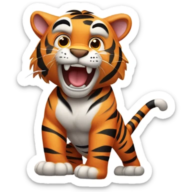 LSU Mike the Tiger sticker