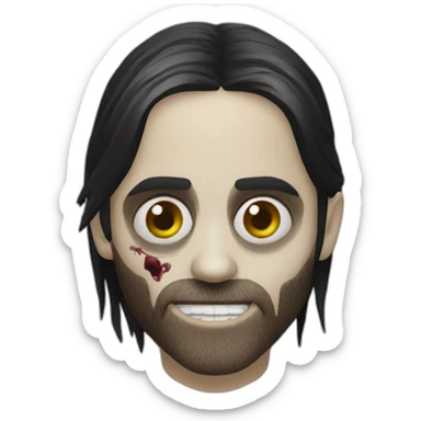 zombi jared leto sticker