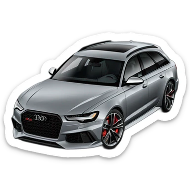 Audi Rs6 nardo gray sticker