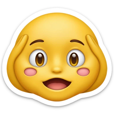 emoji bouche fermée sticker