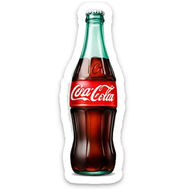 Coca Cola bottle sticker