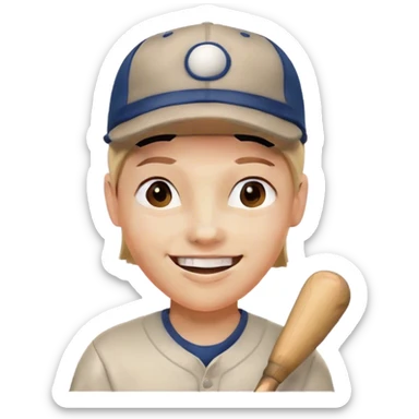 realistic indoor portrait meme wearing a baseball hat sticker