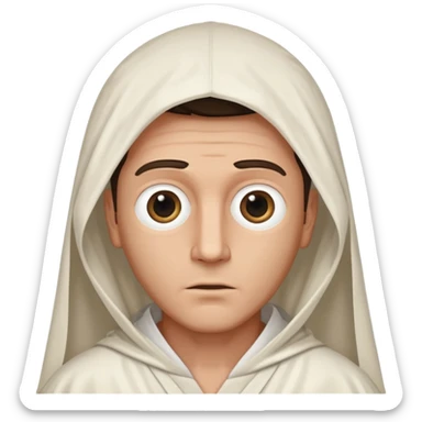 eye of hoeus witha guy dising from the eye sticker