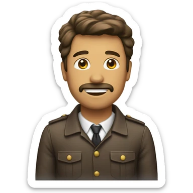 Hombre sudando  sticker