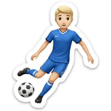 soccer player sticker