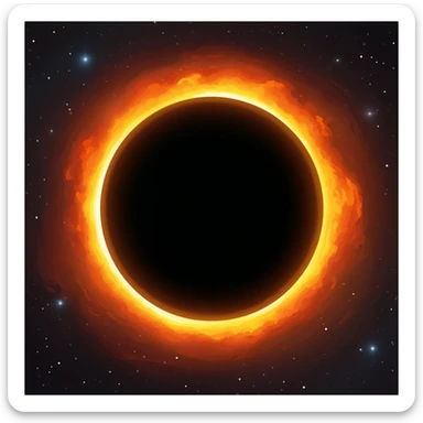 make a black hole suck up the sun sticker