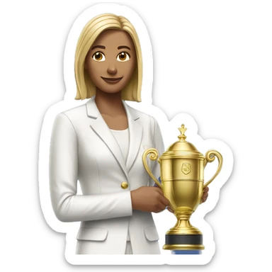 Women’s Wimbledon trophy  sticker