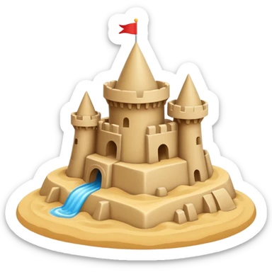Sandcastle  sticker