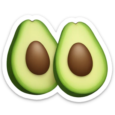 avocado sticker