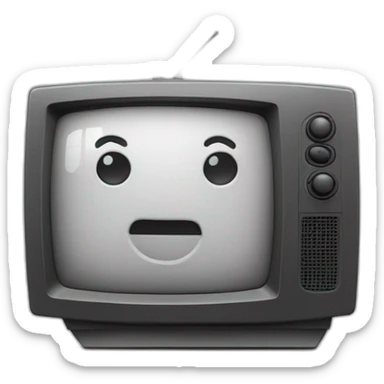 Popite sur une télé sticker