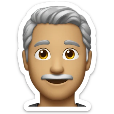 the most handsome man in the world sticker