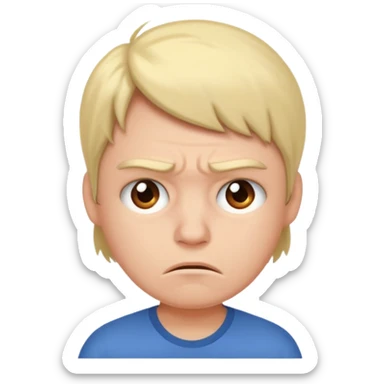 Un persona estresada sticker