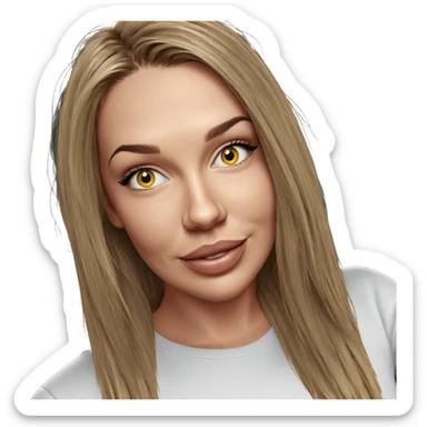 smiling girl with sunflower sticker