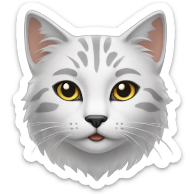 luna artemis cat sticker