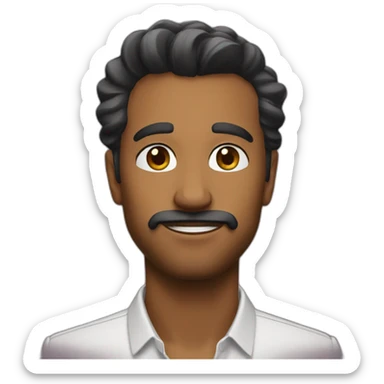 dashing away sticker