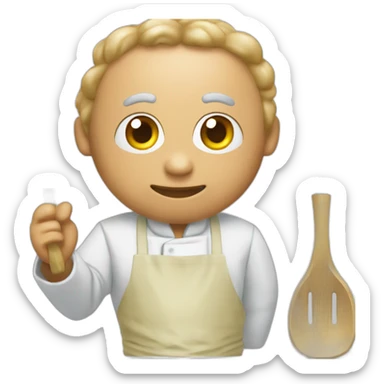 Un Poulpe qui cuisine sticker