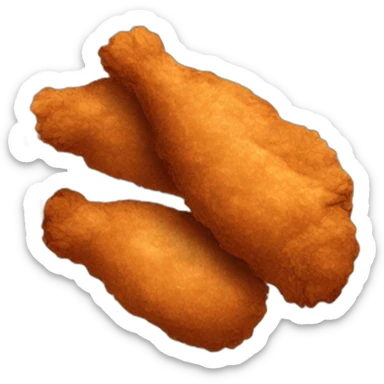 fried chicken sticker