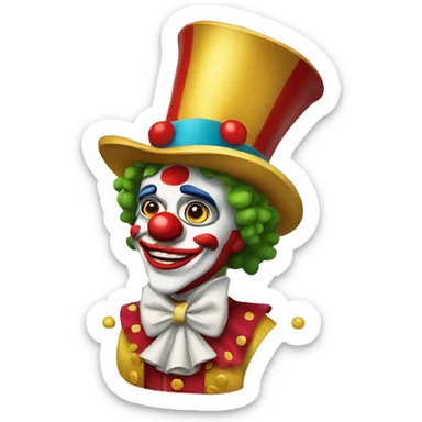 payaso millonario sticker