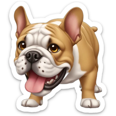 Franch bulldog sticker