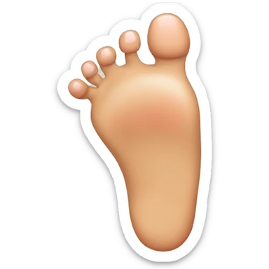 Hairy toes sticker