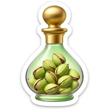 Pistachio perfume sticker