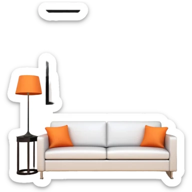 Poster room y2k style sticker