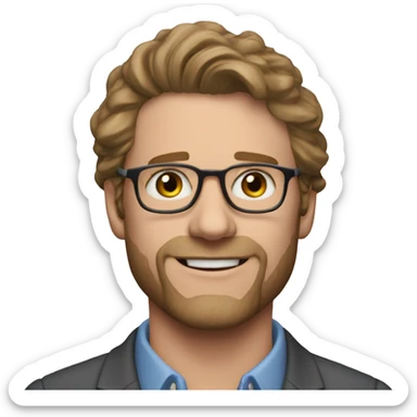 Professional ID photo of Steven Spilberg sticker