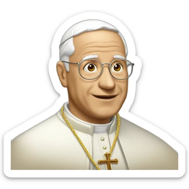 Le pape sticker