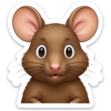 Rat speaking lies sticker