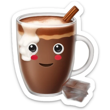 Chocolat chaud sticker