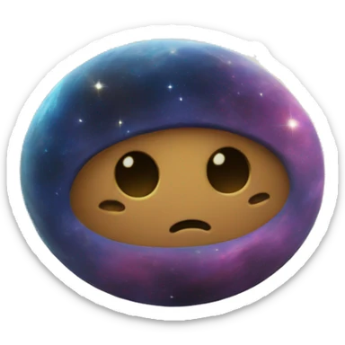 Universe and body sticker