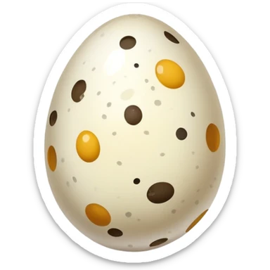 quail egg sticker