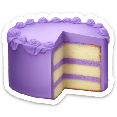Lavender cake sticker