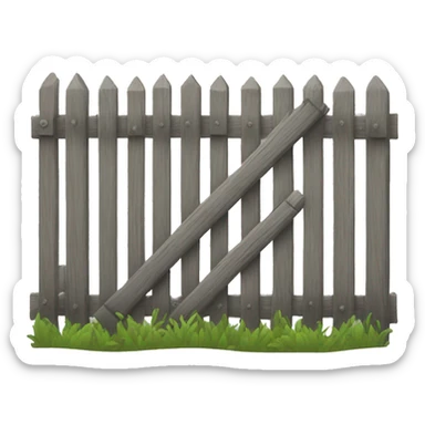 fence sticker
