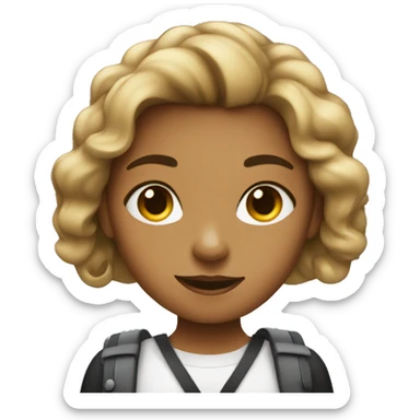 A Girl who does graphic design  sticker