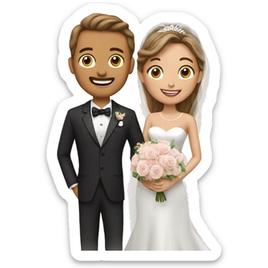 Wedding sticker
