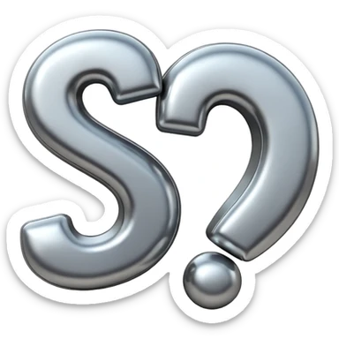 question marks sticker