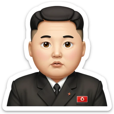 Kim Jong Un sticker