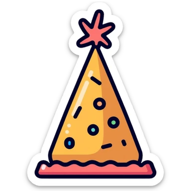 party hat sticker