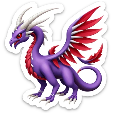 Lunala-Yveltal-Palkia-Fakémon-hybrid-creature (full body)  sticker